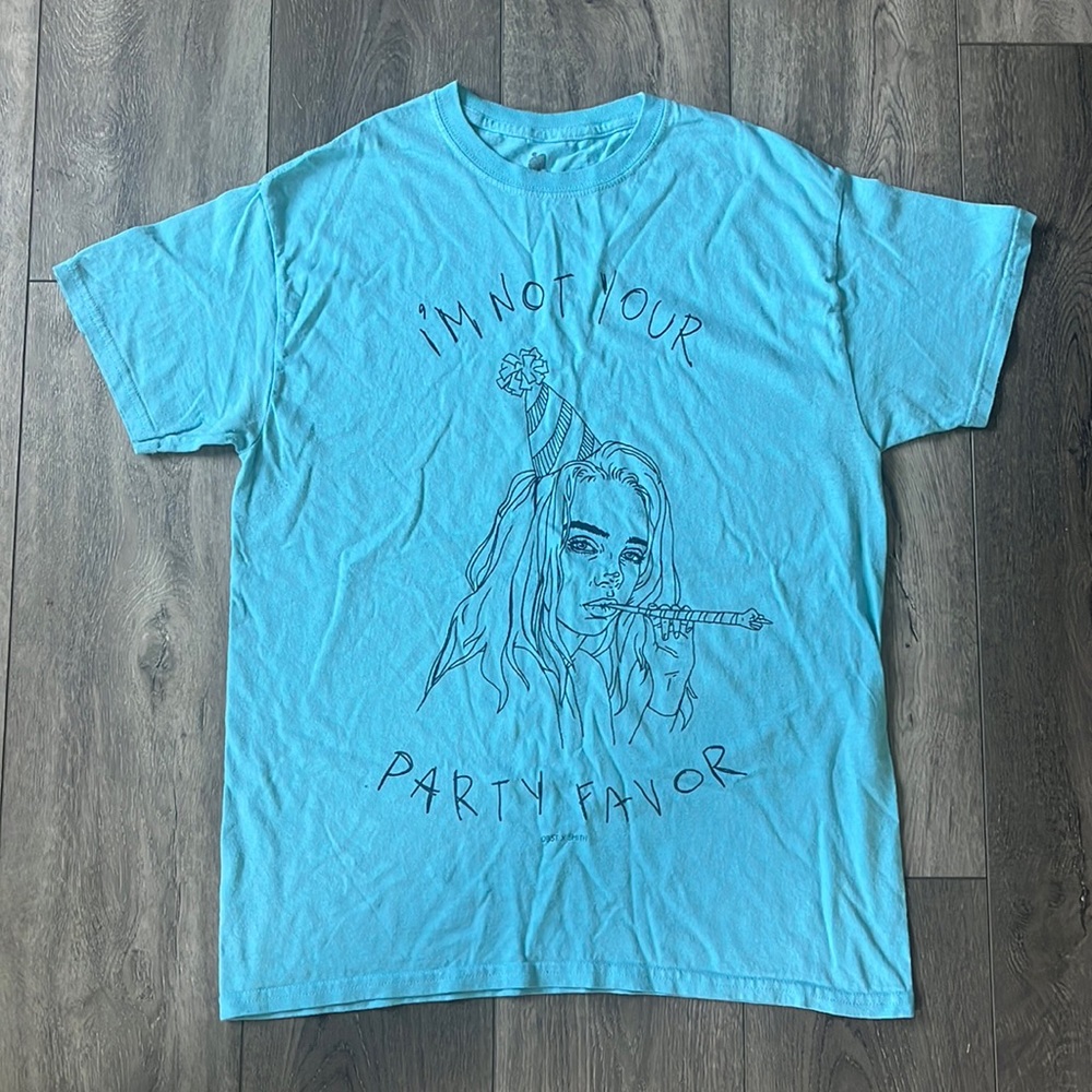 Trendy Billie Eilish Merch Blue T-Shirt